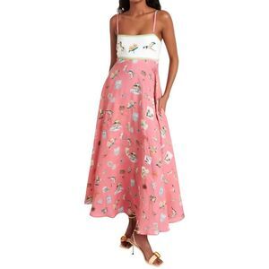 Linda Charm Womens  Midi Dress